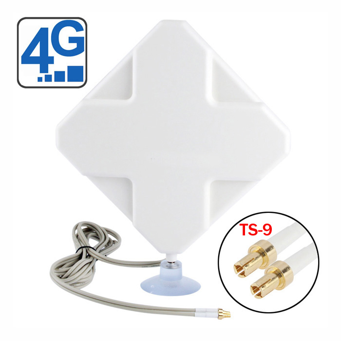 35dbi 4G Antenna with dual TS-9 connector antenna