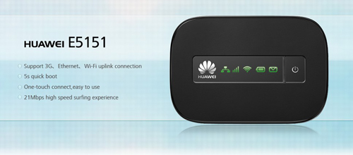 HUAWEI E5151 3G 21Mbps WiFi hotspot router