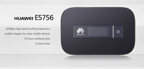 HUAWEI E5756 3G 42Mbps Mobile Power Bank WiFi Router