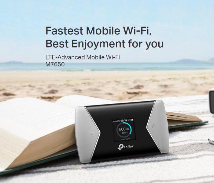 Modem 4G LTE 600Mbps mobile WiFi AC1200 Tp-link M7650