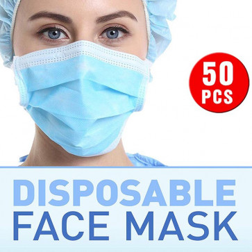50pcs x Disposable Medical Face Mask