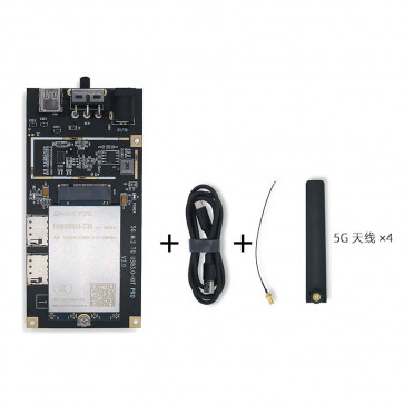 5G M.2 to USB3.0-KIT Pro v2.0(With Quectel RM500Q Module + Cable + 5G Antenna x 4)