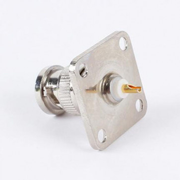 BNC-Male Jack four-hole flange square plate Coaxial Adapter