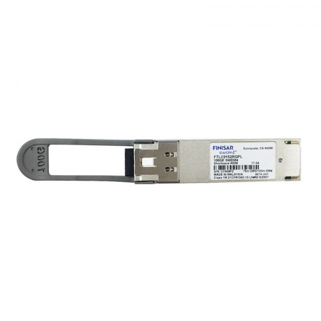 Finisar FTL4S1QE2C 40GE SWDM4 QSFP+ Optical Transceiver – 400m LC MMF, Open Box