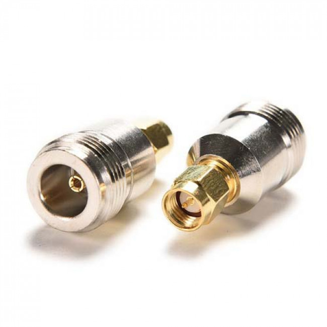 2PCS TNC Male Plug To SMA Female Jack RF Coax Adapter Convertor Straight Nickelplated TNC Male - View #6