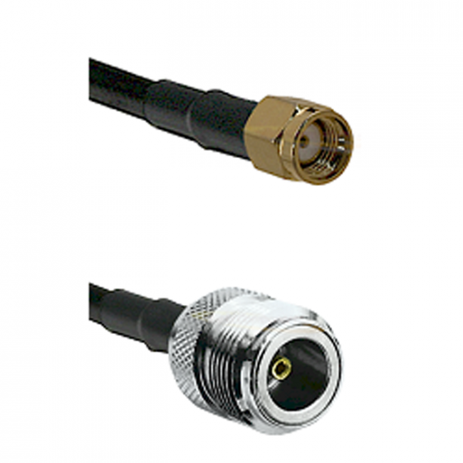 Garsentx SMA Connecter 2PCS N to SMA Connecter N-Type Female to SMA Male RF Coax Antenna Adapter