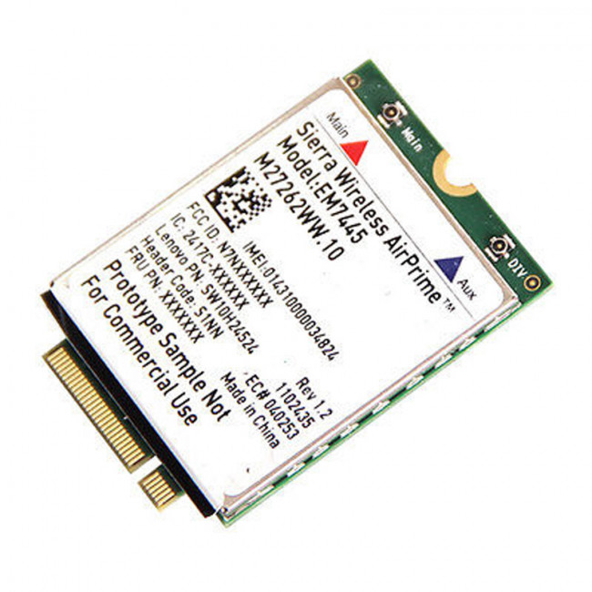Sierra AirPrime EM7445 (Intel XMM7262) FDD/TDD LTE Cat.6 M.2 Module for