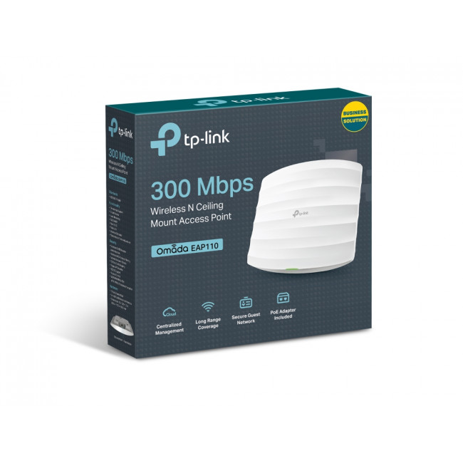 PUNTO ACCESO WIFI TP-LINK EAP115 N300 POE TECHO
