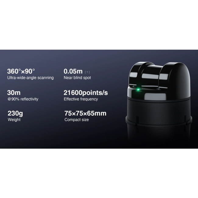 Unitree 4D LiDAR L1 Specs, Price, Review