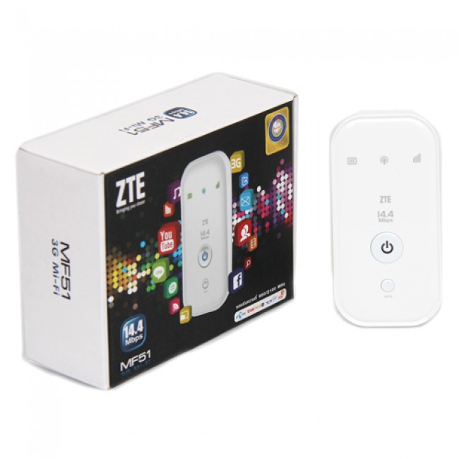 ZTE MF51 3G Mobile Hotspot Reviews & Specs | Buy ZTE MF51 Pocket WiFi ...