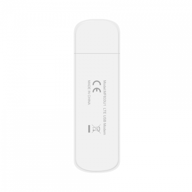 Routeur 4G Portable Modem 4G LTE ZTE MF833U1 Blanc - Connexion Internet Mobile Haut Débit