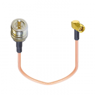 N-female to SMA-male RF Coaxial Cable Adapter
