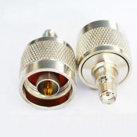 N-male to SMA-female (N-J to SMA-K) RF Coaxial Connector