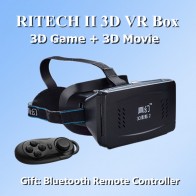 Ritech II Plastic Head Mount 3D VR Virtual Reality Glasses