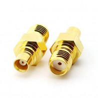 SMA-Female to MCX-Female RF Coaxial Connector