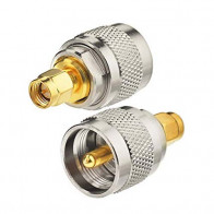 SMA-Male to UHF-Male RF Coaxial Connector (SMA-J to UHF-J)