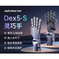 Unitree Dex5-S Human-sized Biomimetic Robotic Hand