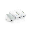 TP-Link TL-WPA4220 TKIT AV500 Powerline Universal Wi-Fi Range Extender, 2 Ethernet Ports, Network Kit