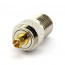 F-Female to MCX-Male RF Coaxial Adapter 