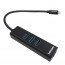 Lenovo C625 USB Type-C to RJ45 Gigabit Ethernet Port and USB3.0 x 3 Adapter