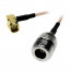 N-female to SMA-male RF Coaxial Pigtail Cable Adapter