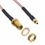 SMA-female to MMCX-male RF Coaxial Cable Adapter
