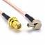 SMA-female Plug to TS-9 Male Jack RF Pigtail Cable Adapter