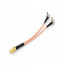 SMA Female to 2 x TS-9 Male RF Cable