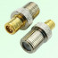 SMB-Female to F-Female RF Coaxial Connector
