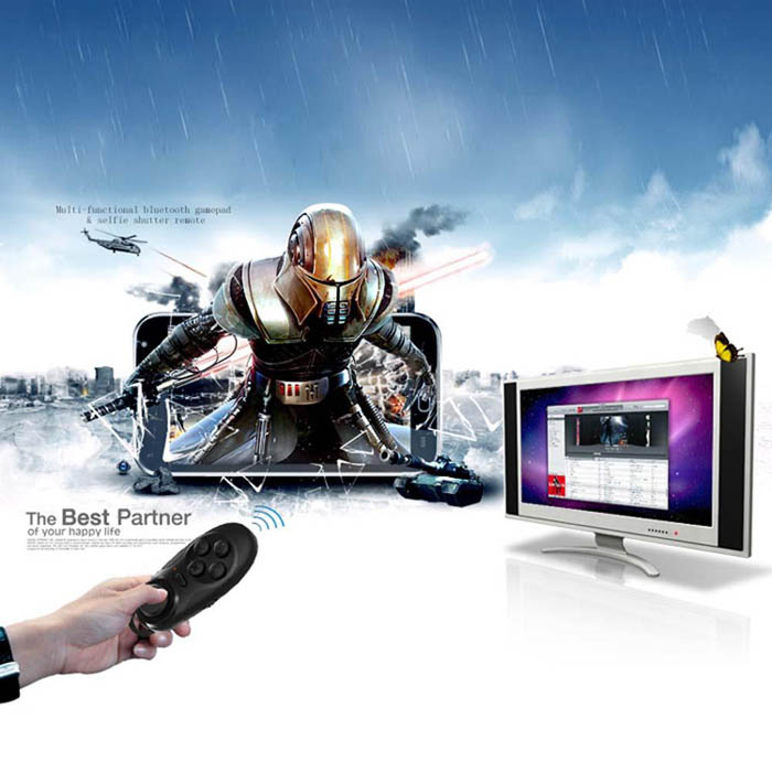 Wireless Bluetooth Game Controller Joystick Gaming Gamepad for Android / iOS Moblie Smart Phone Wireless Bluetooth Game Controller Joystick Gaming Gamepad for Android / iOS Moblie Smart Phone