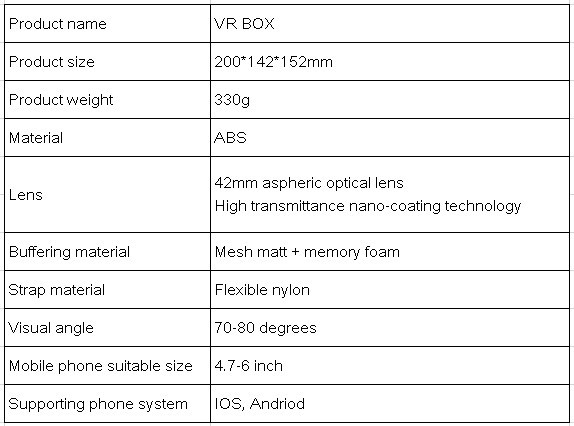 2015 Google Cardboard VR BOX 3D Virtual Reality Glasses