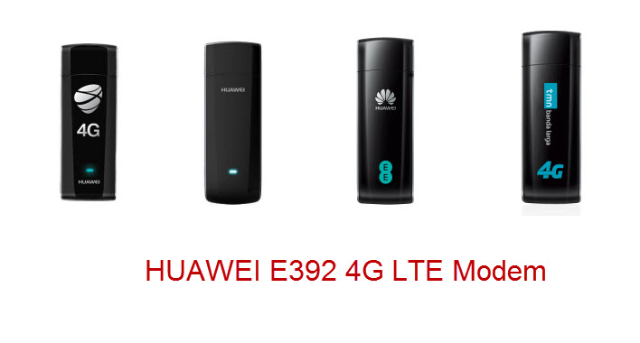 Different HUAWEI E392 Model nuber for different providers