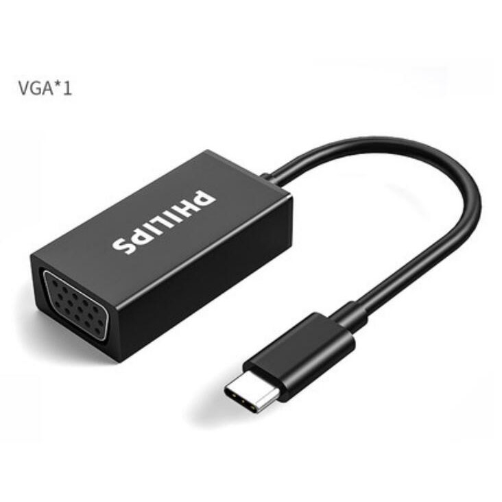 Philips USB-C to VGA & HDMI Adapter SWR1607A