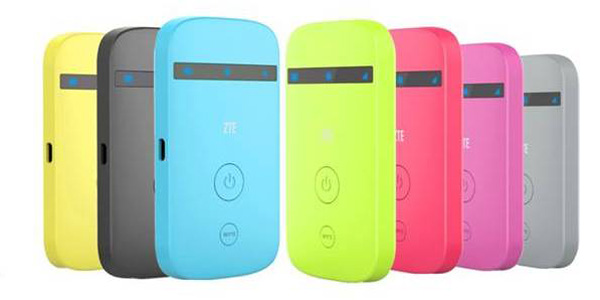 ZTE MF90 4G LTE Mobile Hotspot different colors